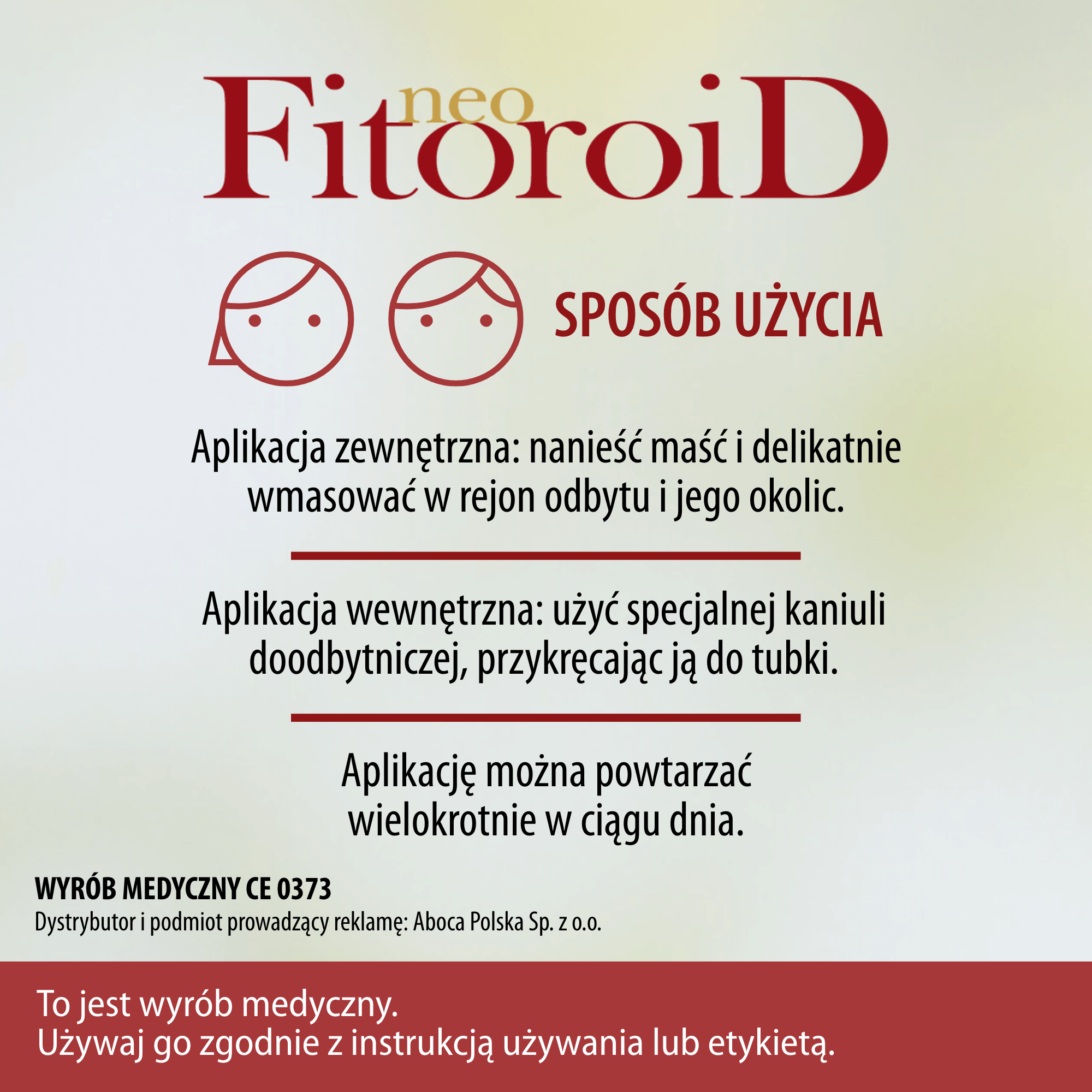 Aboca NeoFitoroiD maść doodbytnicza na hemoroidy 40 ml