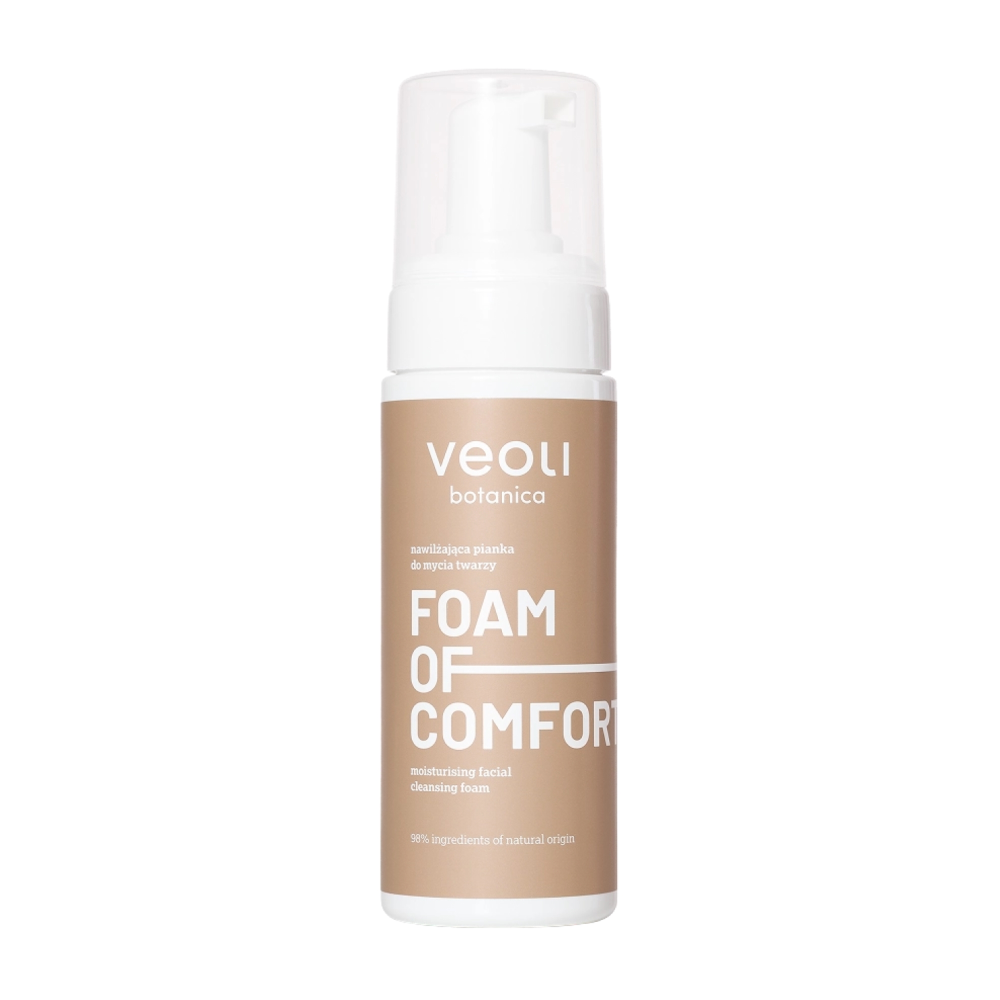 Veoli Botanica Foam Of Comfort Nawilżająca pianka do mycia twarzy, 150 ml zdjęcie