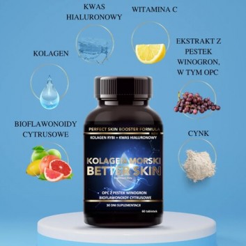 INTENSON Kolagen morski Better Skin, 60 kapsułek