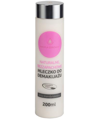 Kropla Zdrowia Naturalne, bezzapachowe mleczko do demakijażu - 200 ml - cena, opinie, stosowanie zdjęcie