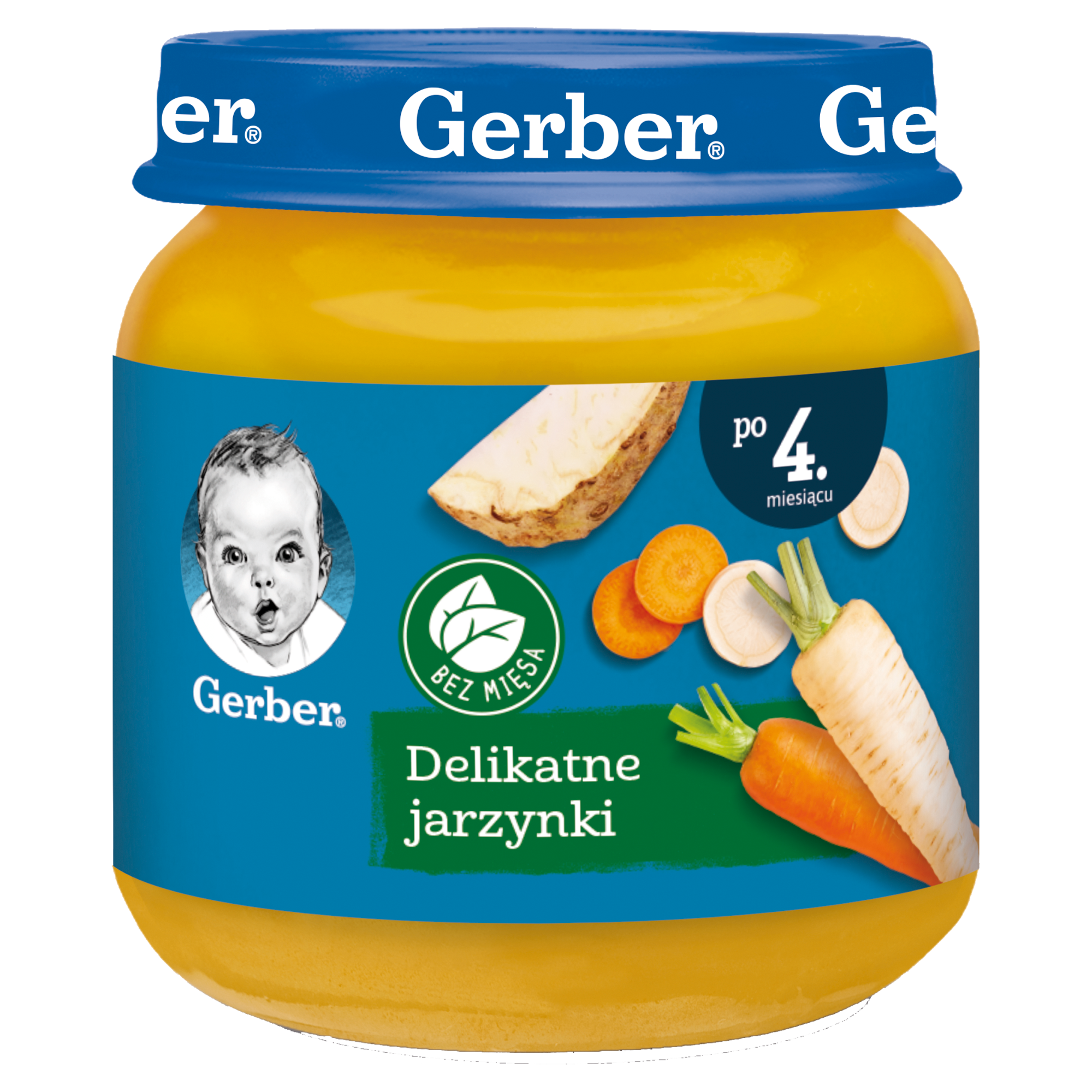 GERBER Obiadek delikatne jarzynki po 4 miesiącu - 125 g zdjęcie
