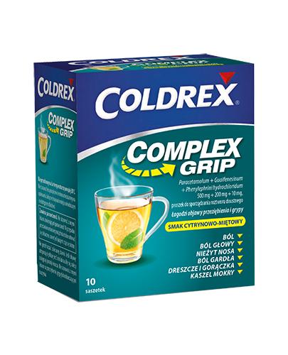 Coldrex Complex Grip Saszetki - 10 szt. - cena, opinie, właściwości zdjęcie