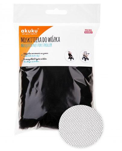 AKUKU Moskitiera do wózka czarna - 1 szt.  zdjęcie