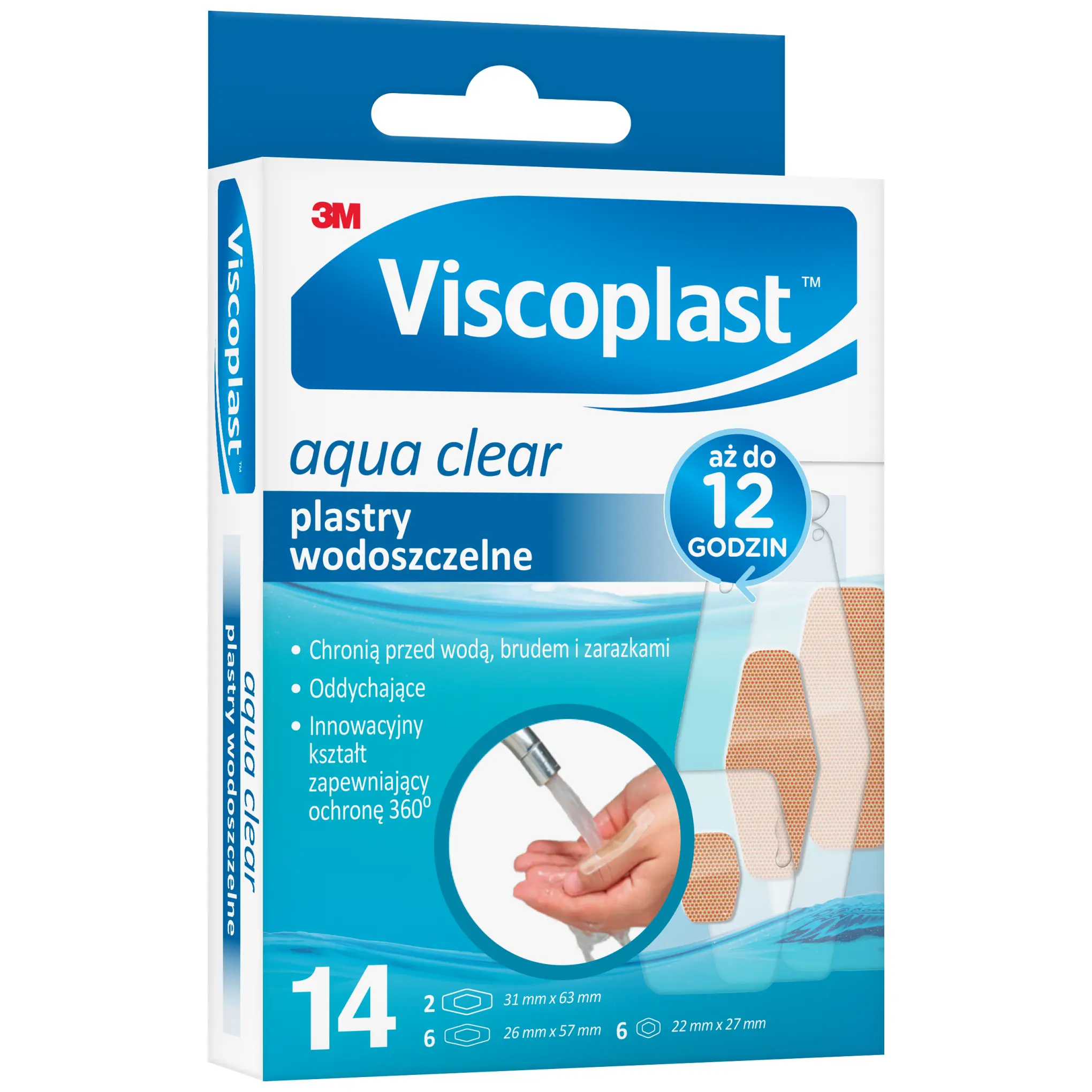 Viscoplast Aqua Clear plastry wodoszczelne 14 sztuk
