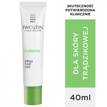 IWOSTIN PURRITIN Krem FAST Azg, na zmiany trądzikowe, 40 ml