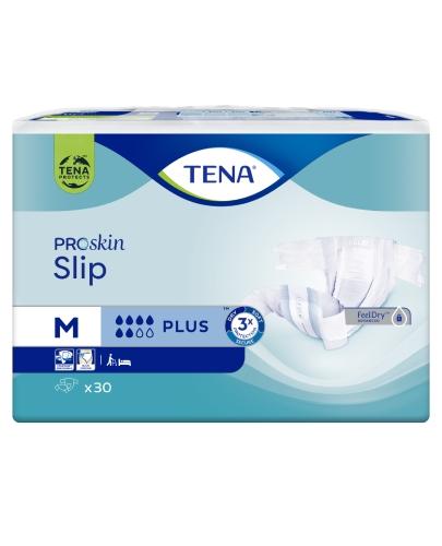TENA Slip ProSkin Plus M, pieluchomajtki, 30 sztuk zdjęcie