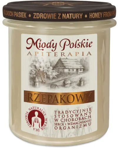 Miody Polskie miód rzepakowy 400 g zdjęcie