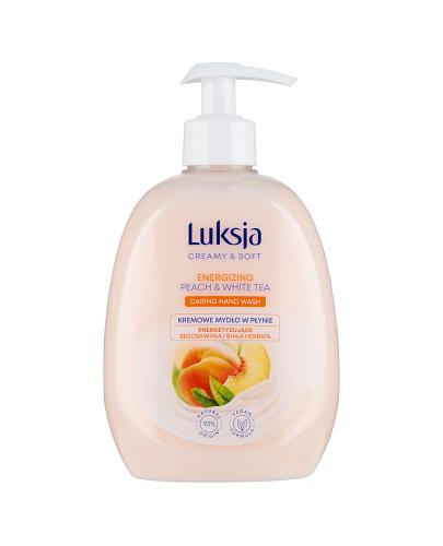 Luksja Creamy&Soft Kremowe Mydło w płynie, Brzoskwinia i Biała herbata, 500 ml, cena, właściwości, opinie zdjęcie