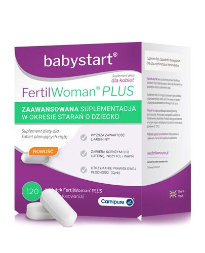 FertilWoman Plus Dla kobiet planujących ciążę, tabletki, 120 sztuk zdjęcie