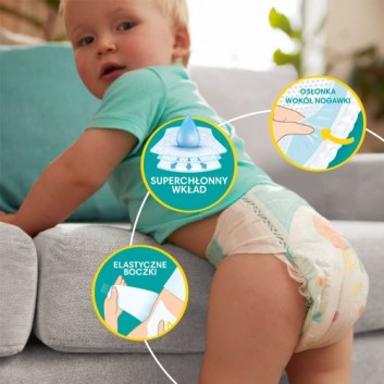 Pampers Active Baby 4 pieluchy 9-14 kg 132 sztuki