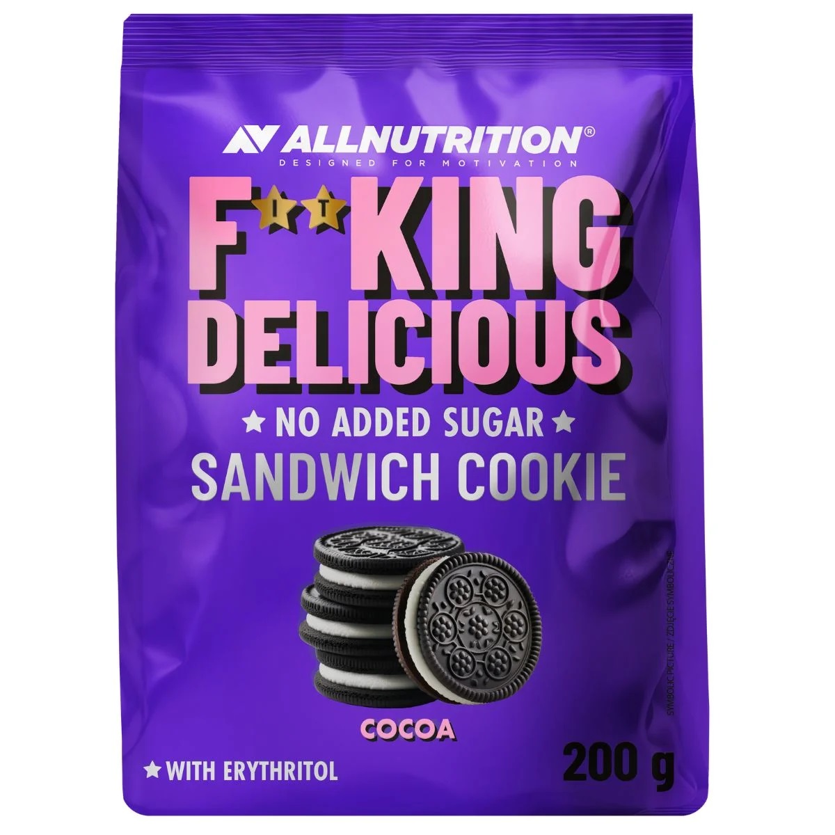 Allnutrition Fitking Delicious Sandwich Cookie Cocoa, 200 g