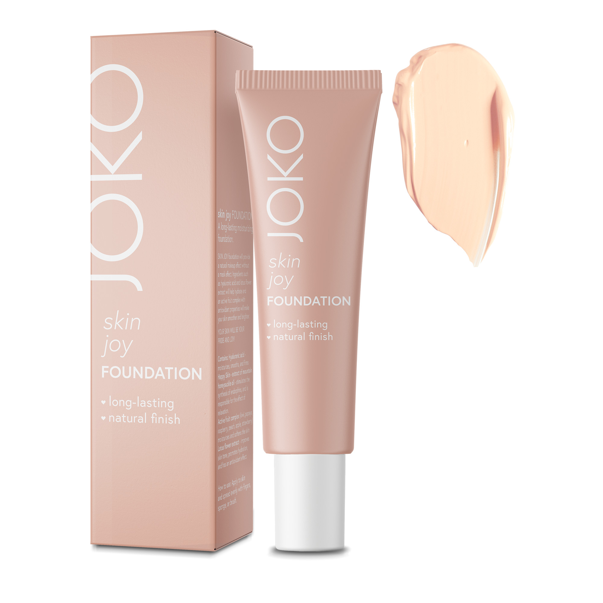 Joko Skin Joy Foundation Długotrwały Podkład nawilżający 01 N Ivory, 30 ml zdjęcie
