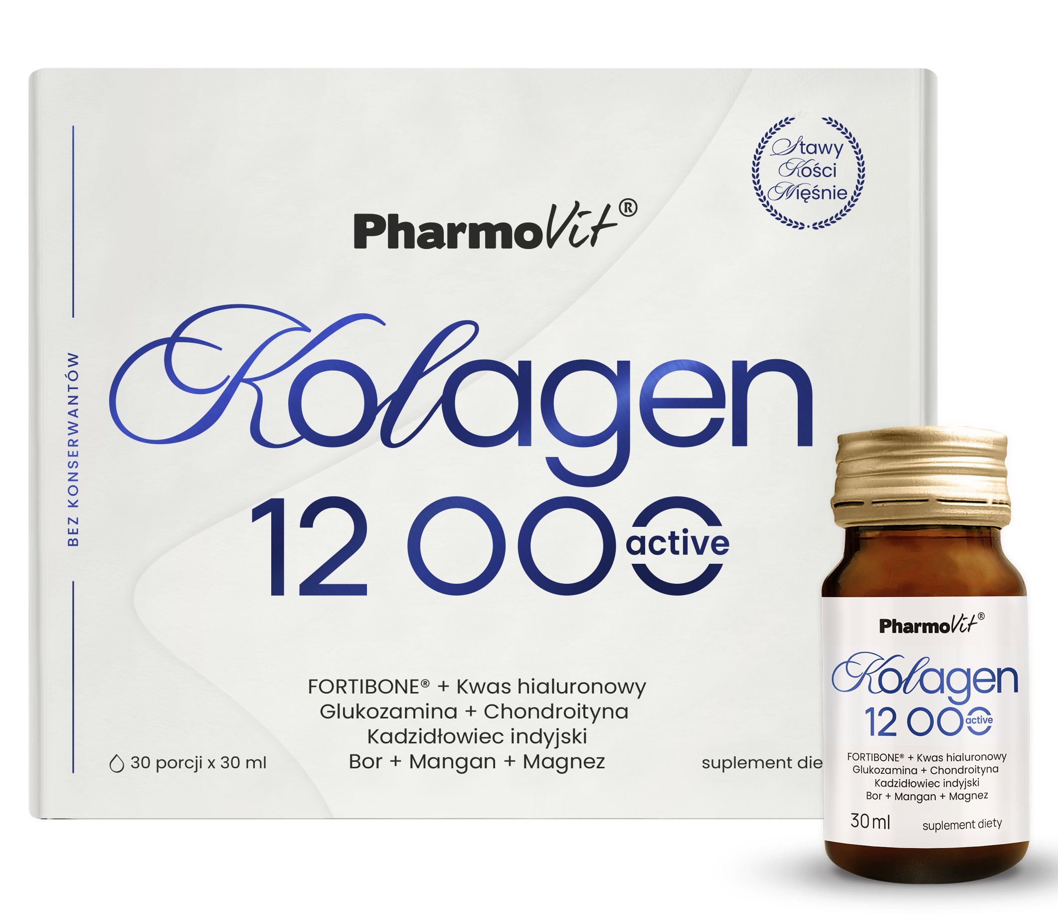 Kolagen 12 000 Active, shot, 30 sztuk x 30 ml zdjęcie