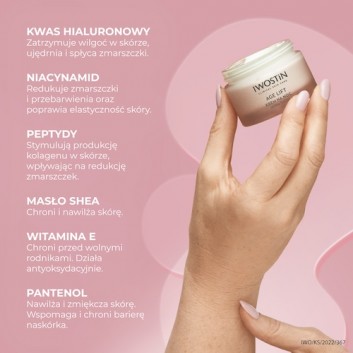 Iwostin Age Lift Krem na noc do cery suchej 40+, 50 ml, cena, opinie, stosowanie