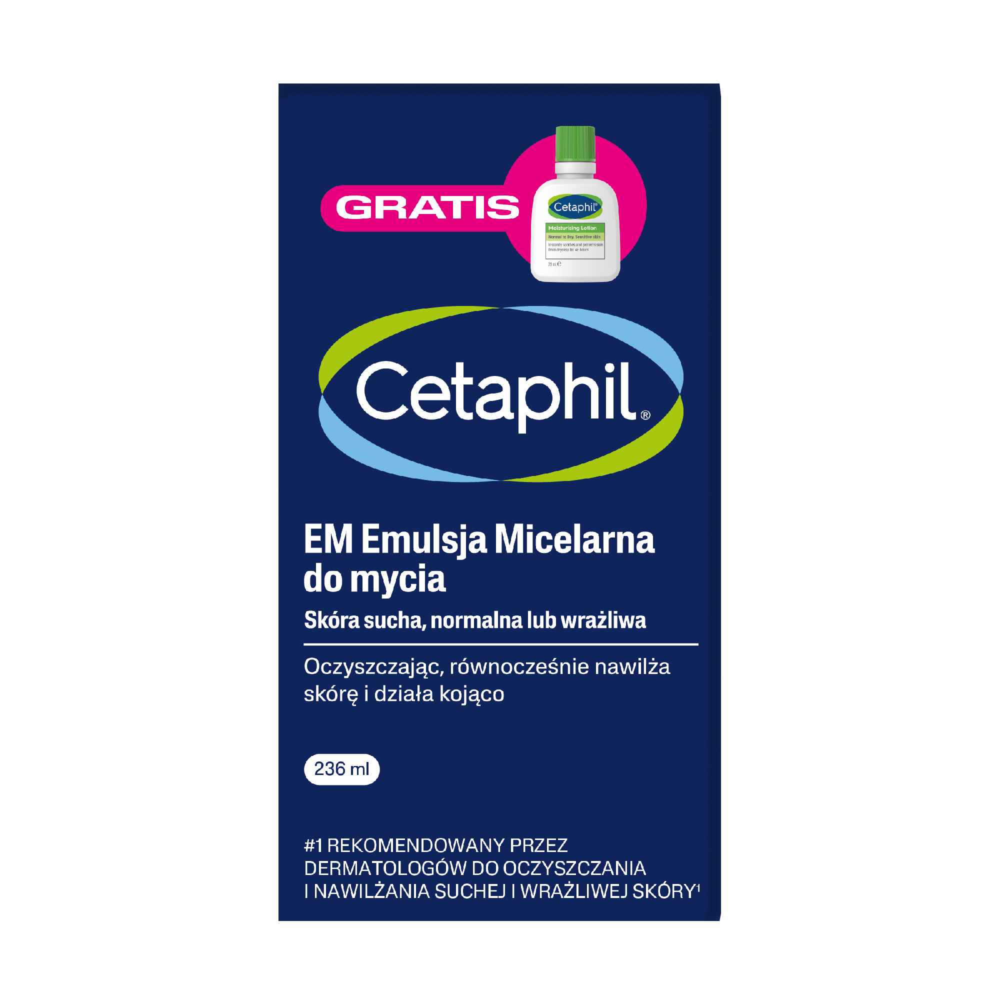 Cetaphil EM Emulsja Micelarna do mycia, 236 ml
