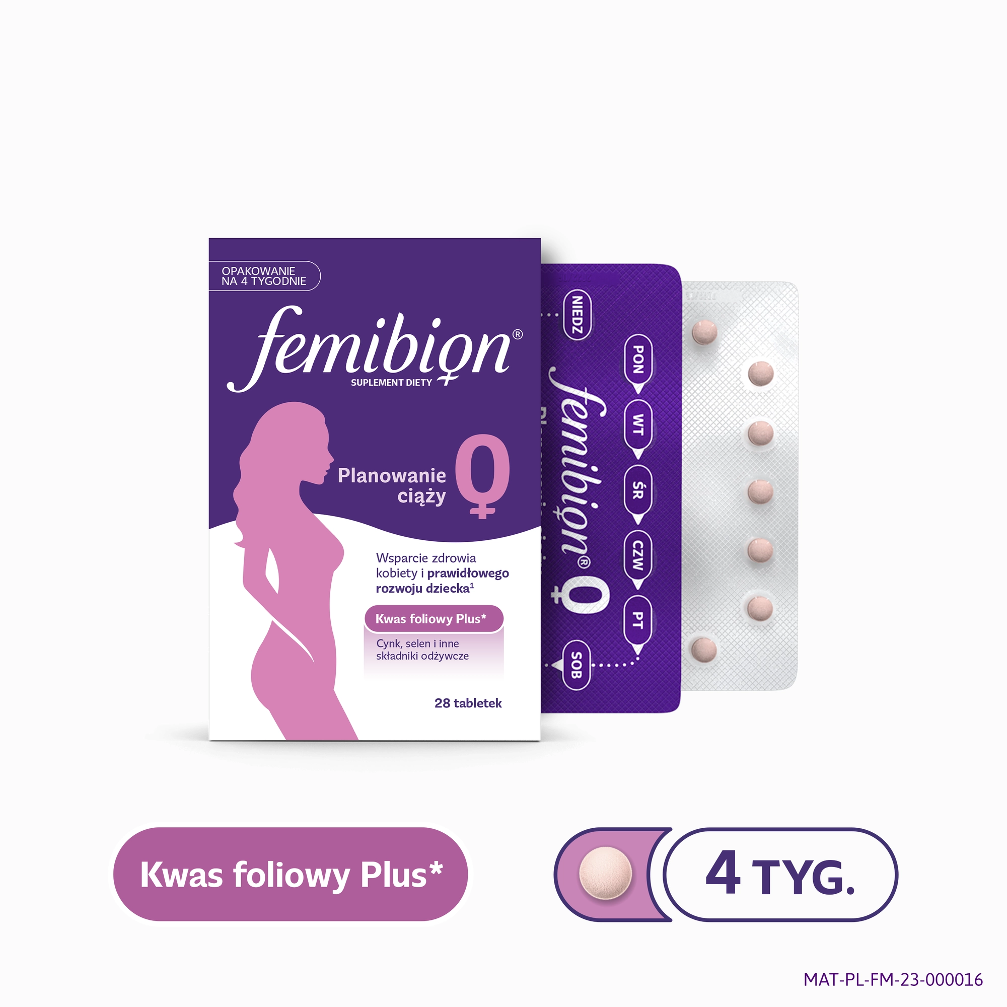 FEMIBION 0 Planowanie ciąży, tabletki, 28 sztuk