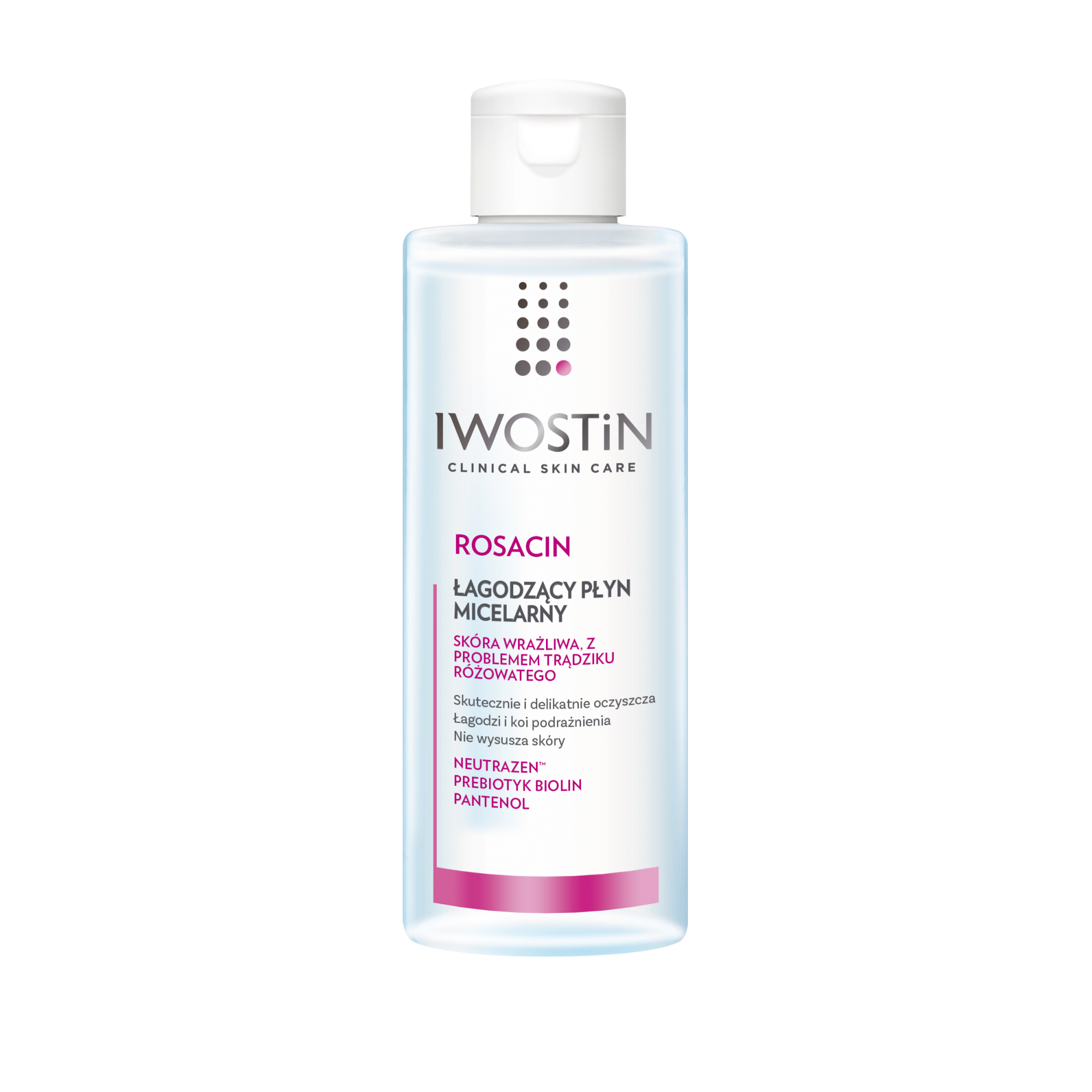 IWOSTIN ROSACIN Łagodzący płyn micelarny - 215 ml zdjęcie