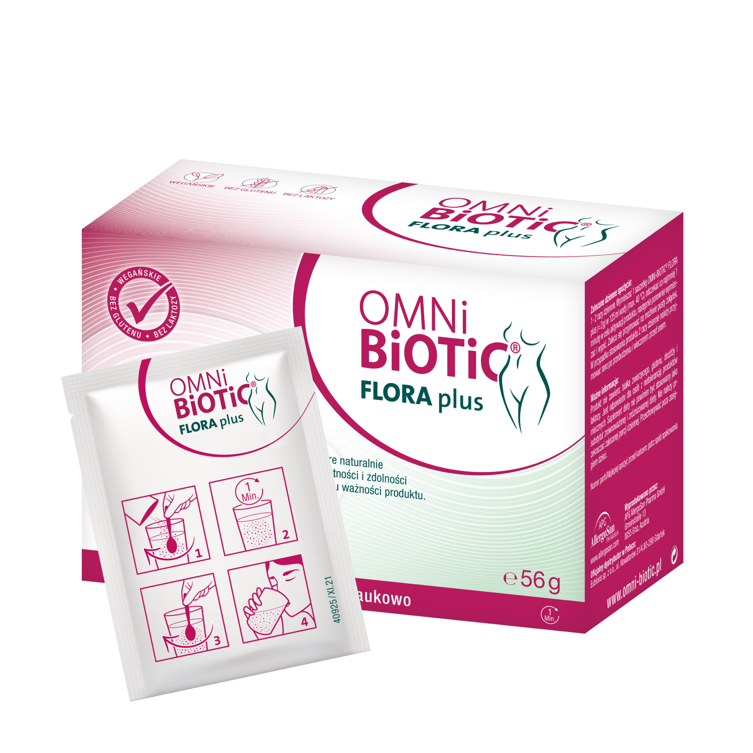 Omni-Biotic FLORA plus, proszek, 28 saszetek