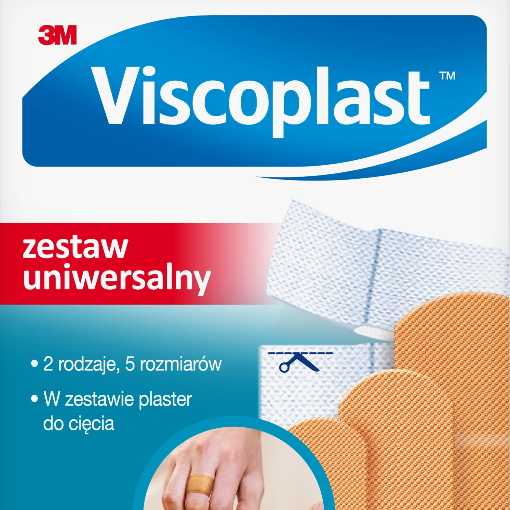 Viscoplast zestaw plastrów uniwersalny 24 sztuk zdjęcie