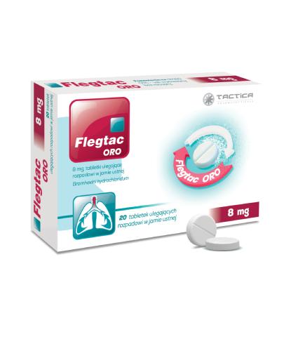 Flegtac ORO 8 mg, 20 tabletek zdjęcie