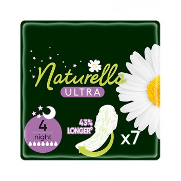 Naturella Ultra Night Podpaski ze skrzydełkami, 7 sztuk
