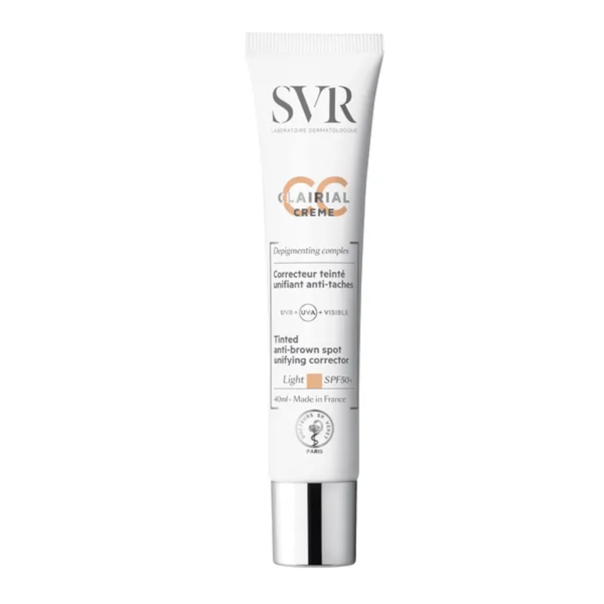 SVR Clairial CC Creme SPF50+ Medium korektor kryjący przebarwienia i wyrównujący koloryt, 40 ml zdjęcie