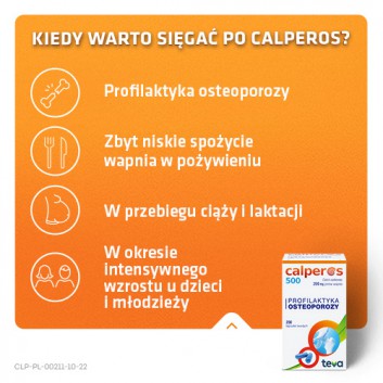 Calperos 500 mg 200 kapsułek