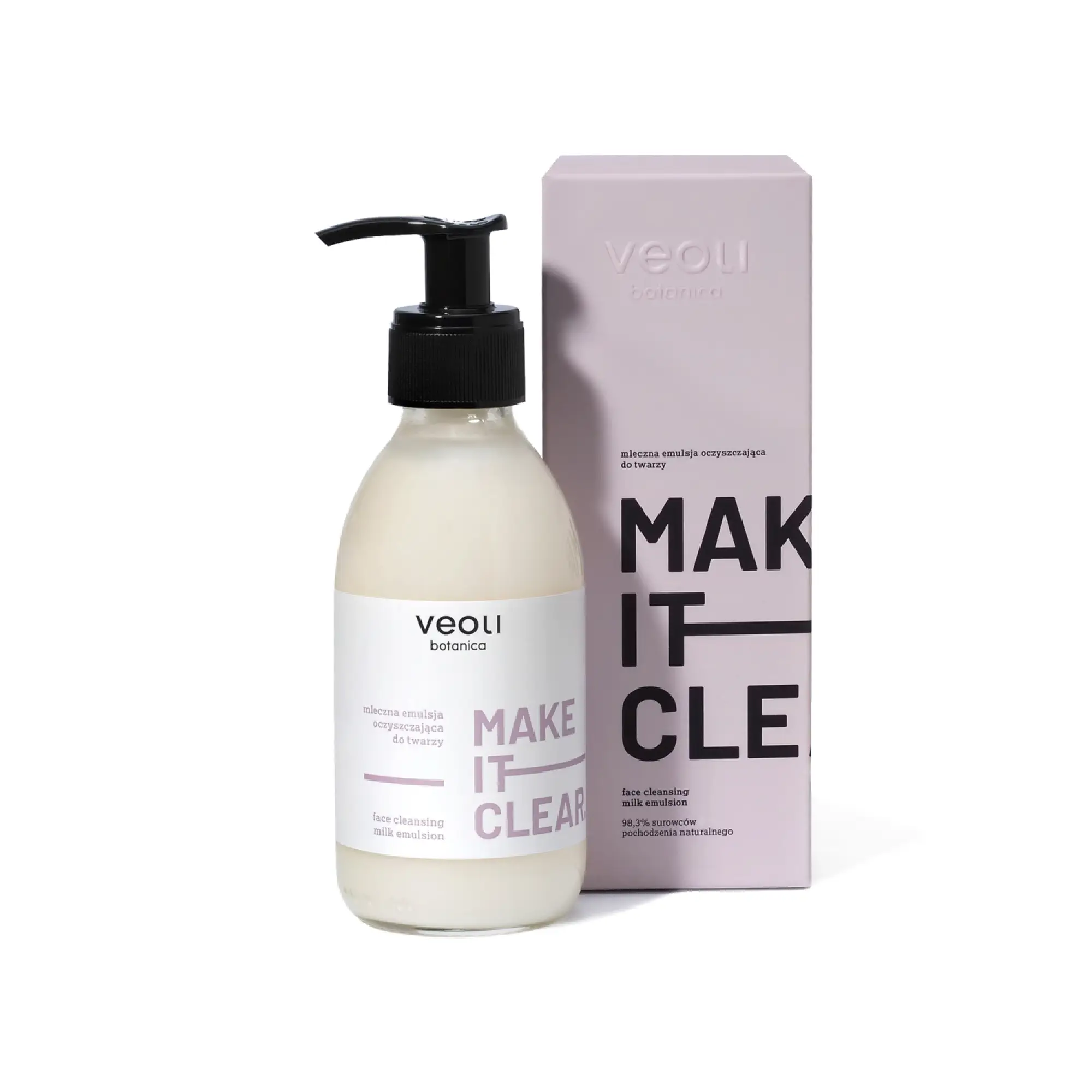 Veoli Botanica, mleczna emulsja oczyszczająca do twarzy, 200 ml zdjęcie