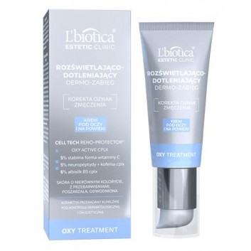 L'Biotica Estetic Clinic Oxy Treatment Rozświetlająco-Dotleniający Dermo-Zabieg Krem pod oczy, 15 ml