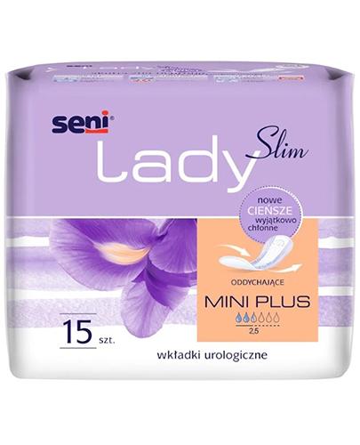 Seni Lady Slim Mini plus wkładki urologiczne 15 sztuk zdjęcie