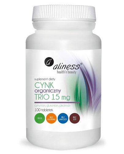 ALINESS Cynk organiczny TRIO 15 mg, tabletki, 100 sztuk zdjęcie