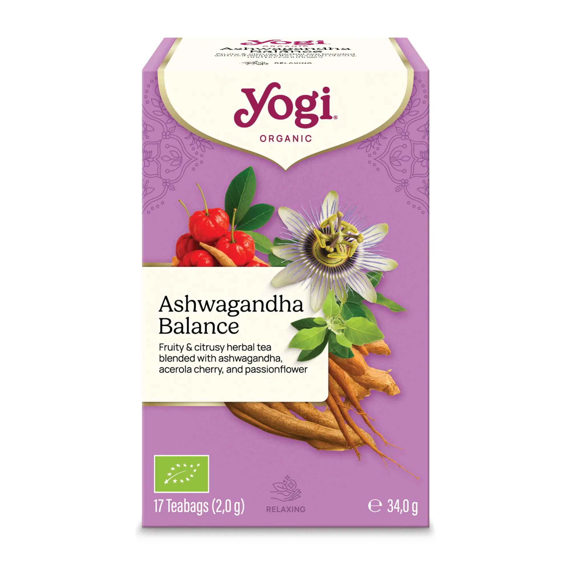 Yogi Tea Ashwagandha Balance Równowaga z Ashwagandhą, 17 saszetek zdjęcie