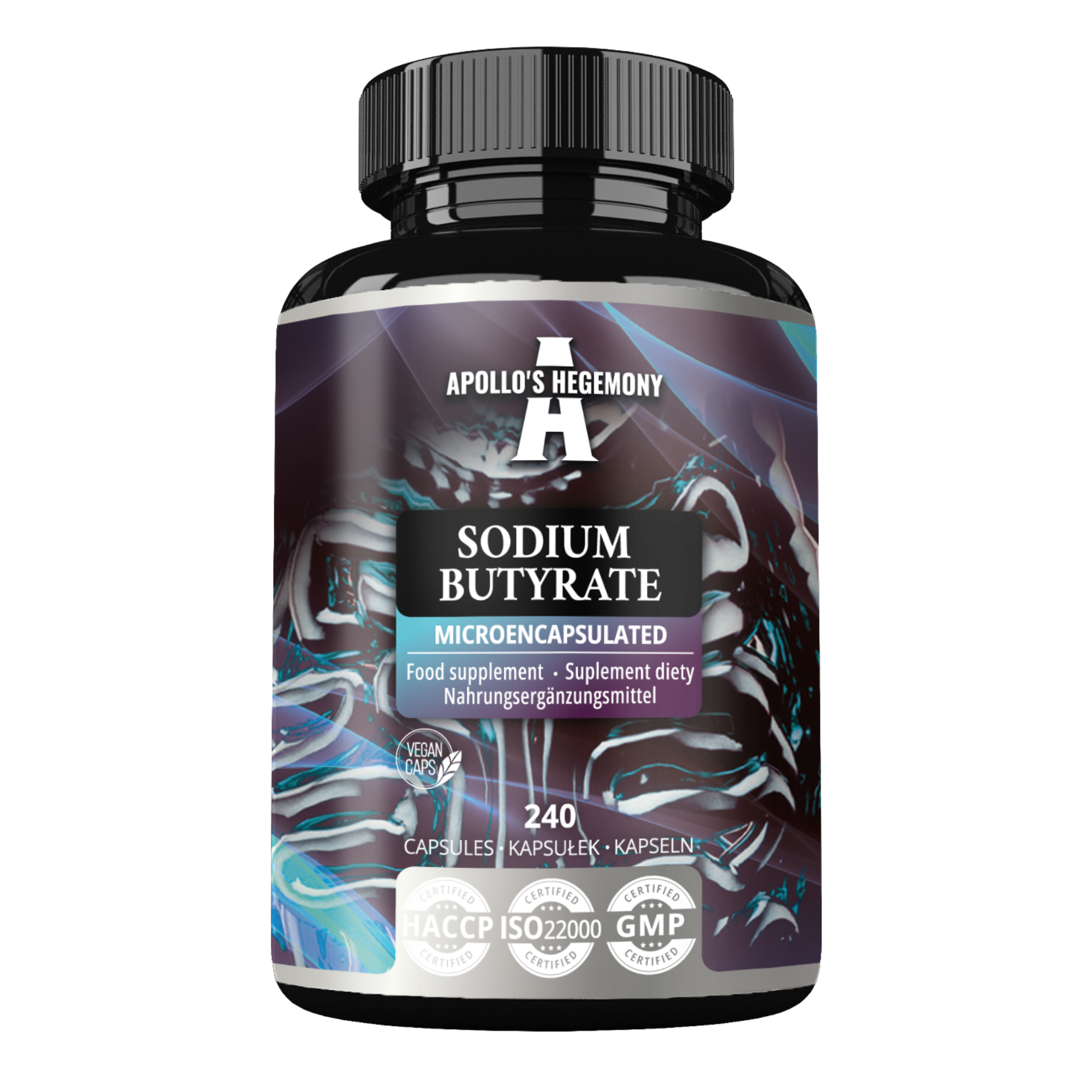 Apollo's Hegemony, Sodium Butyrate, kapsułki, 240 sztuk zdjęcie