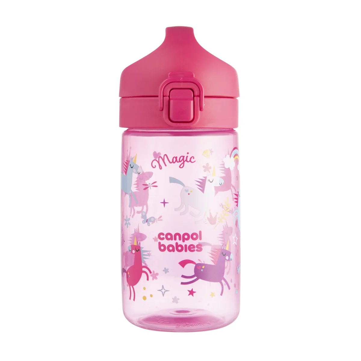 Canpol babies Bidon na wodę dla dzieci Junior różowy, 1 sztuka