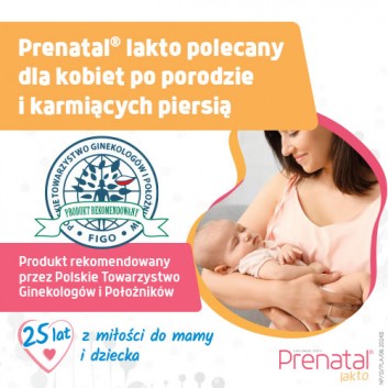 Prenatal Lakto, kapsułki miękkie + kapsułki twarde, 30 sztuk + 30 sztuk