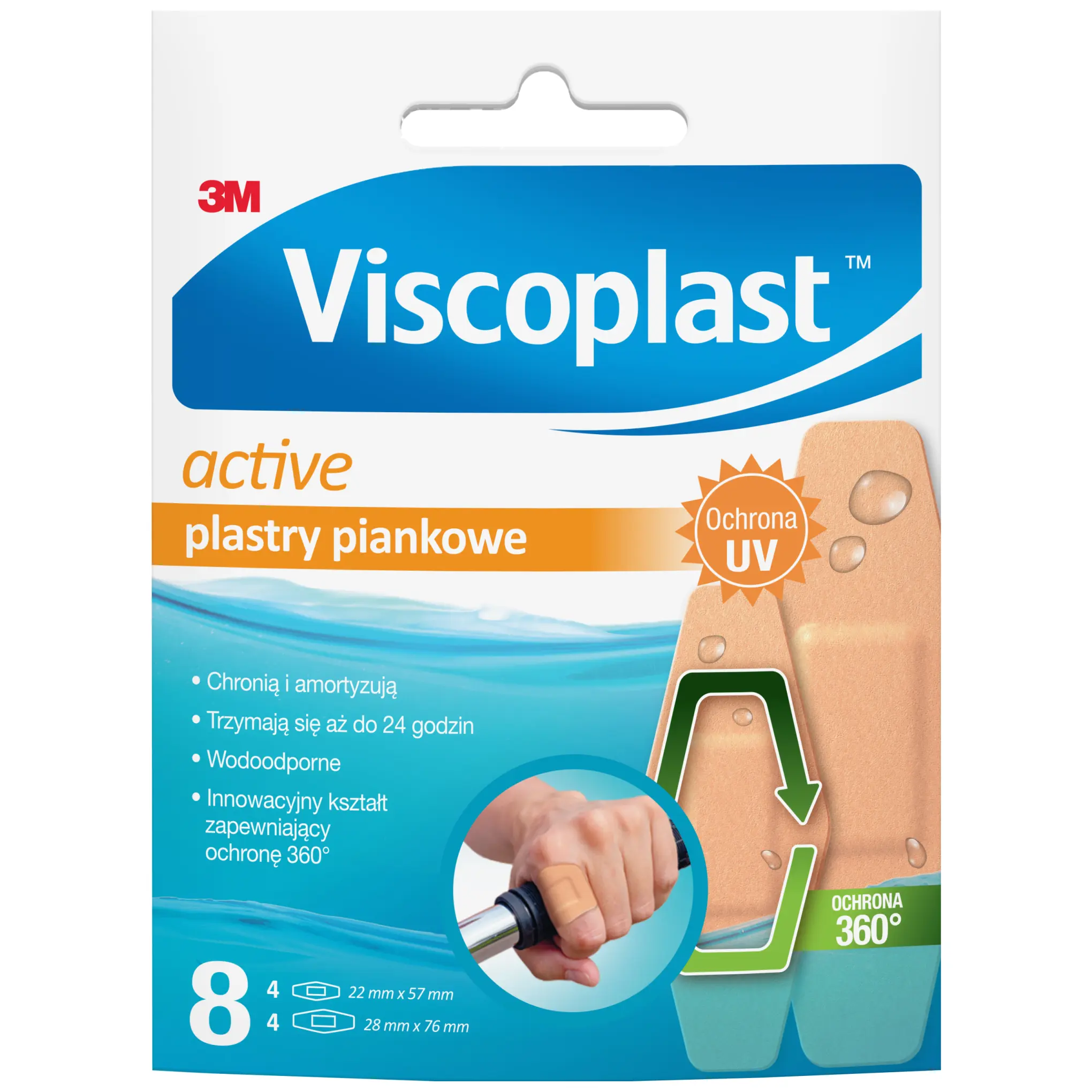 Viscoplast Active plastry piankowe 8 sztuk zdjęcie