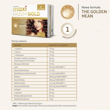 Colfarm Maxi Krzem Gold 60 kapsułek