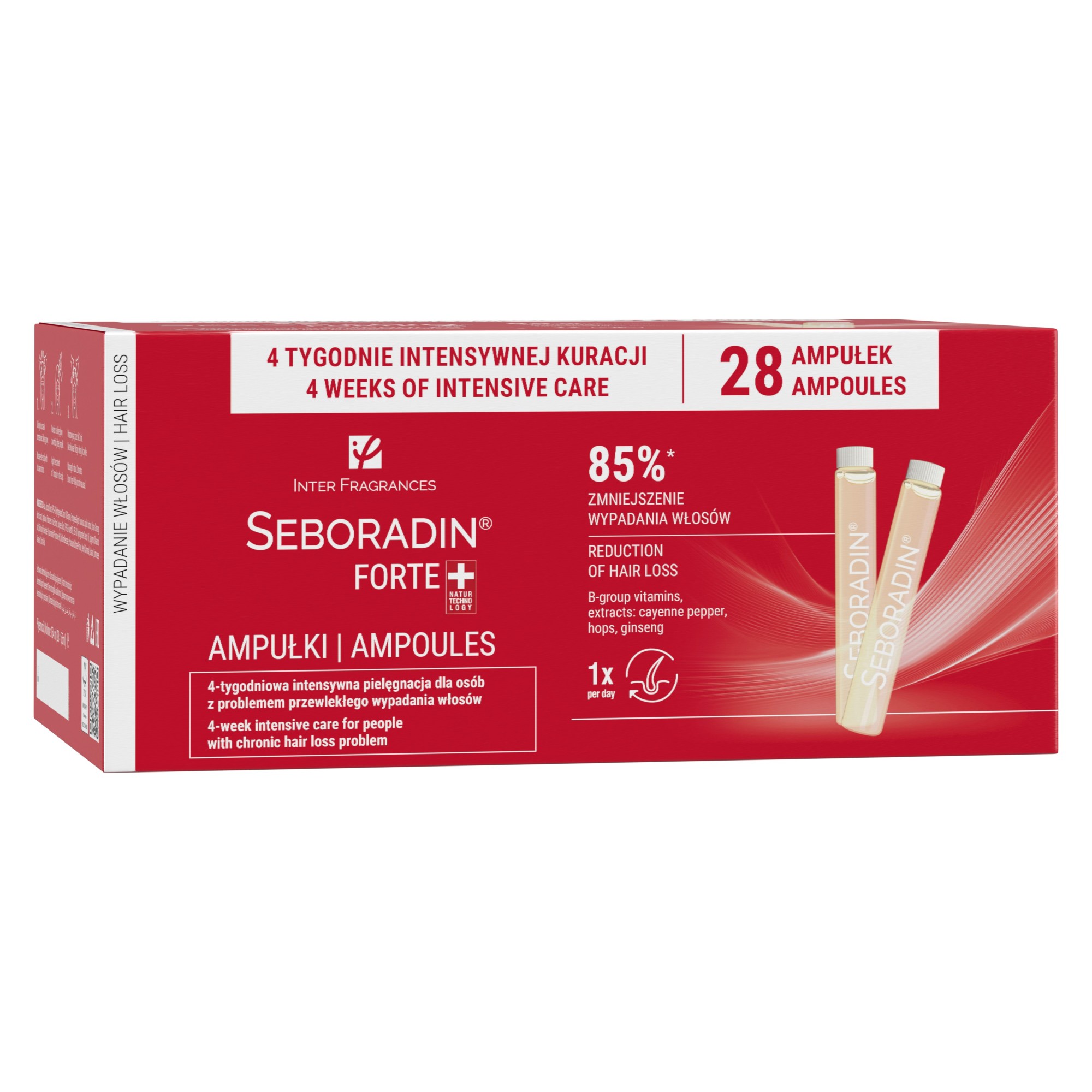 Seboradin FORTE Ampułki Duo Pack 28 x 5,5 ml zdjęcie