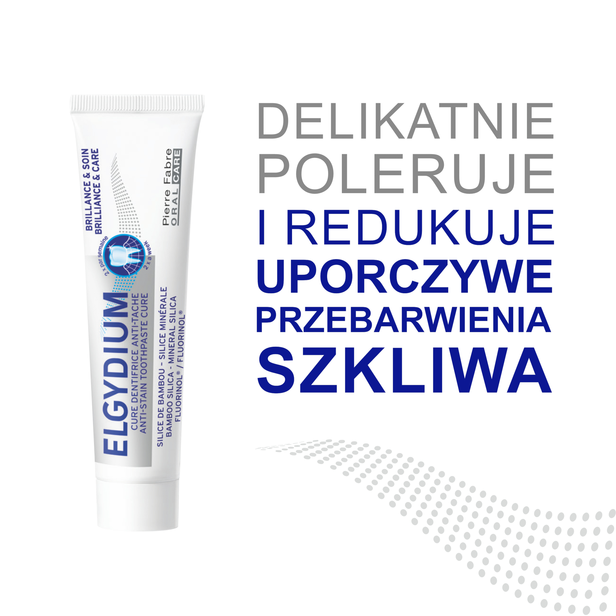 Elgydium Brillance & Care pasta do zębów przeciw przebarwieniom 30 ml