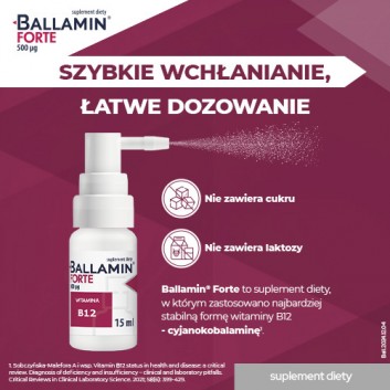 Ballamin Forte aerozol doustny 15 ml