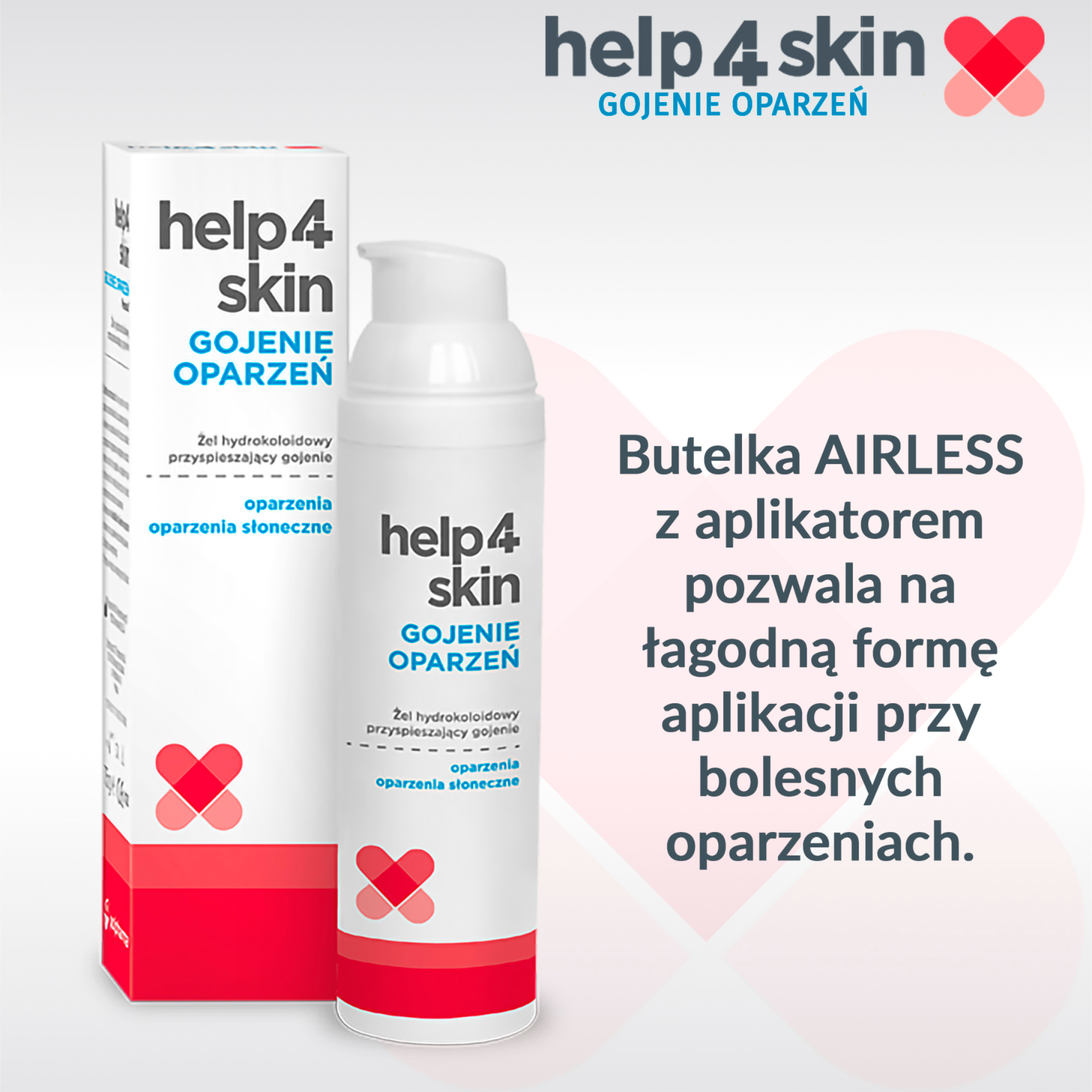 HELP4SKIN GOJENIE OPARZEŃ Żel hydrokoloidowy przyspieszający gojenie, 75 g