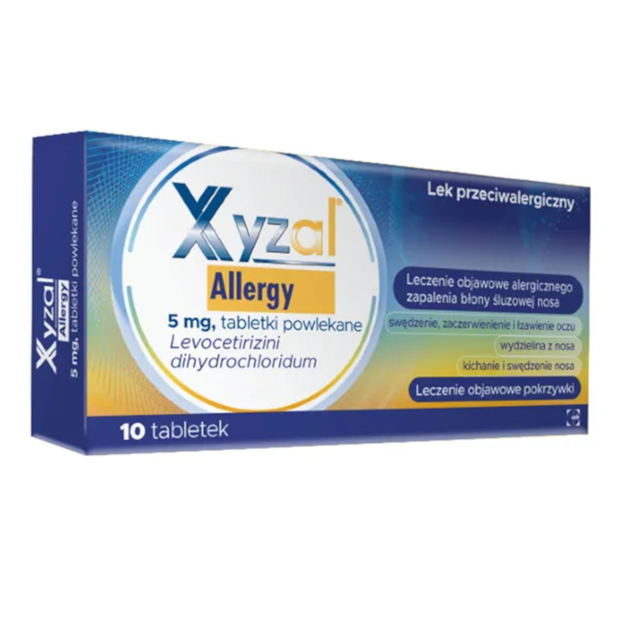 Xyzal Allergy 5 mg 10 tabletek zdjęcie