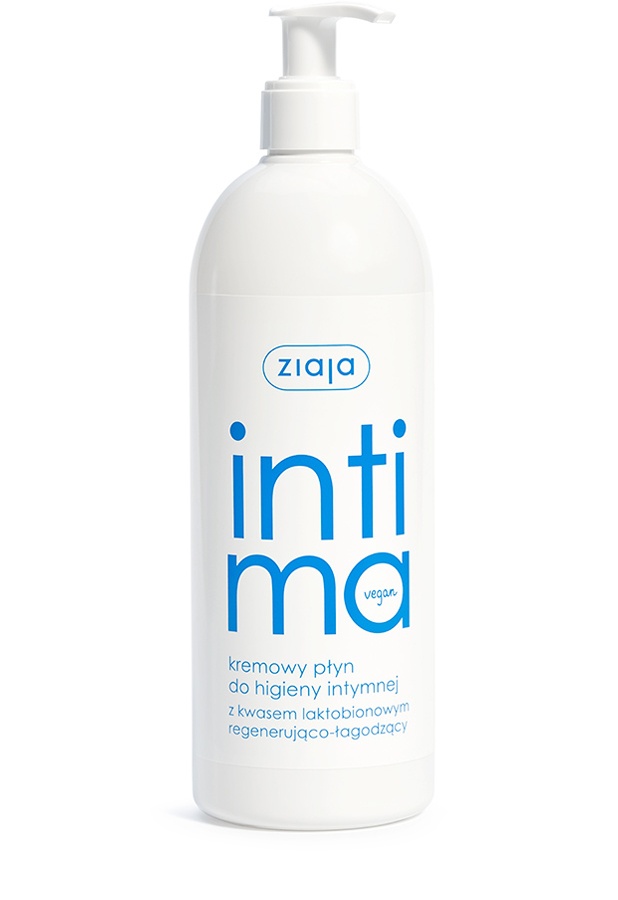 Ziaja Intima kremowy płyn do higieny intymnej z kwasem laktobionowym 500 ml zdjęcie