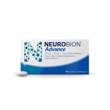 Neurobion Advance 100 mg + 50 mg + 1 mg 30 tabletek powlekanych