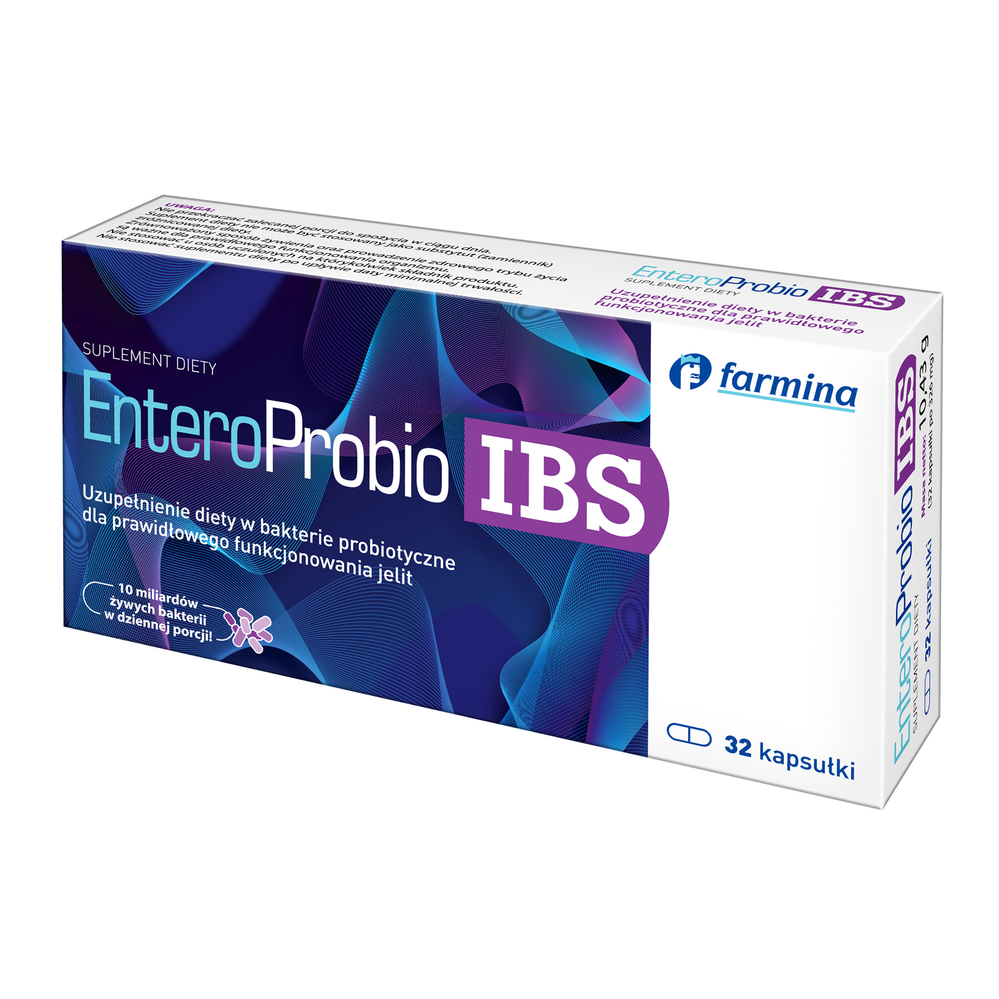 Farmina, EnteroProbio IBS, kapsułki, 32 sztuki zdjęcie