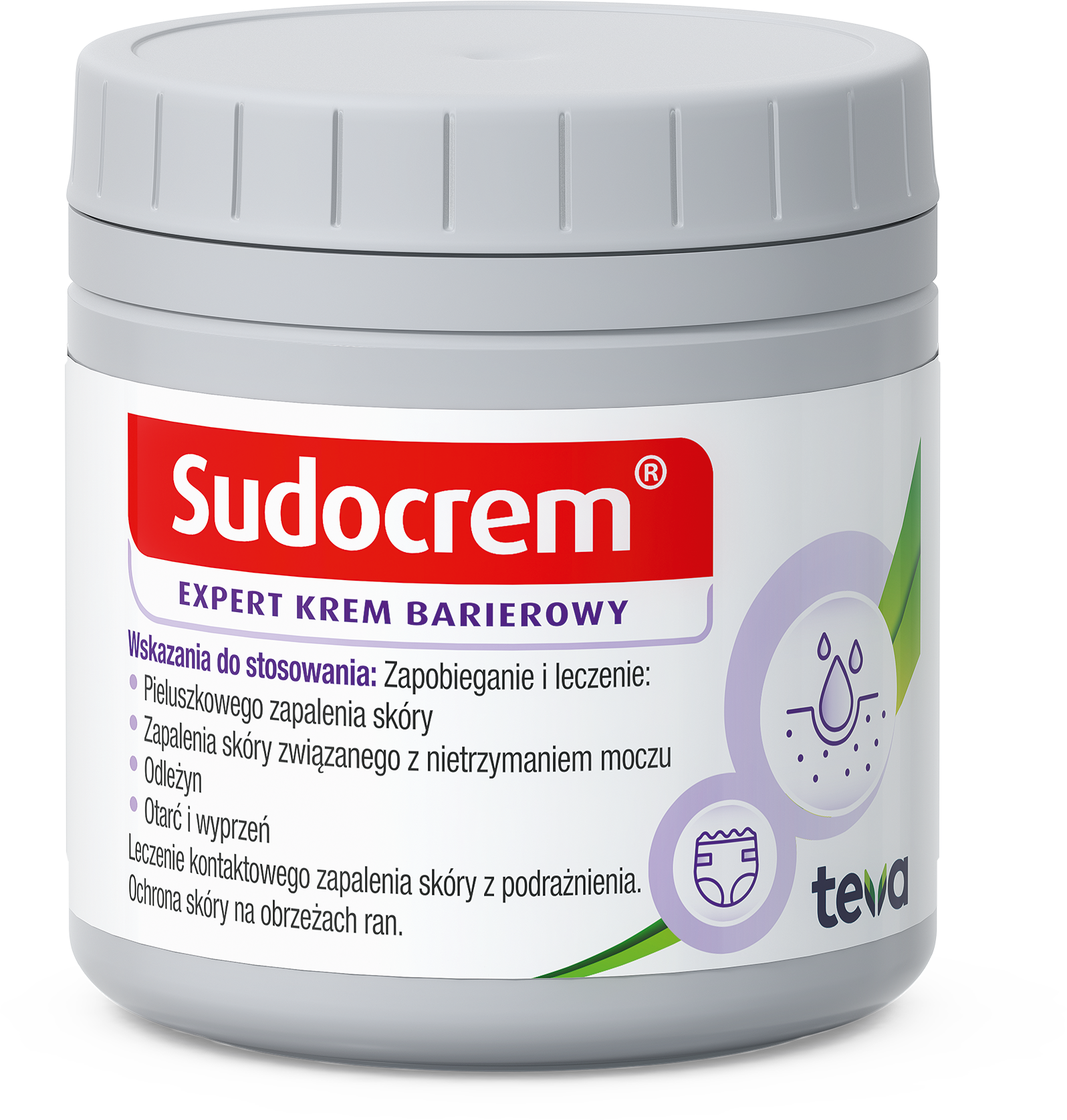 Sudocrem Expert Krem barierowy, pieluszkowe zapalenie skóry, otarcia, 125 g zdjęcie