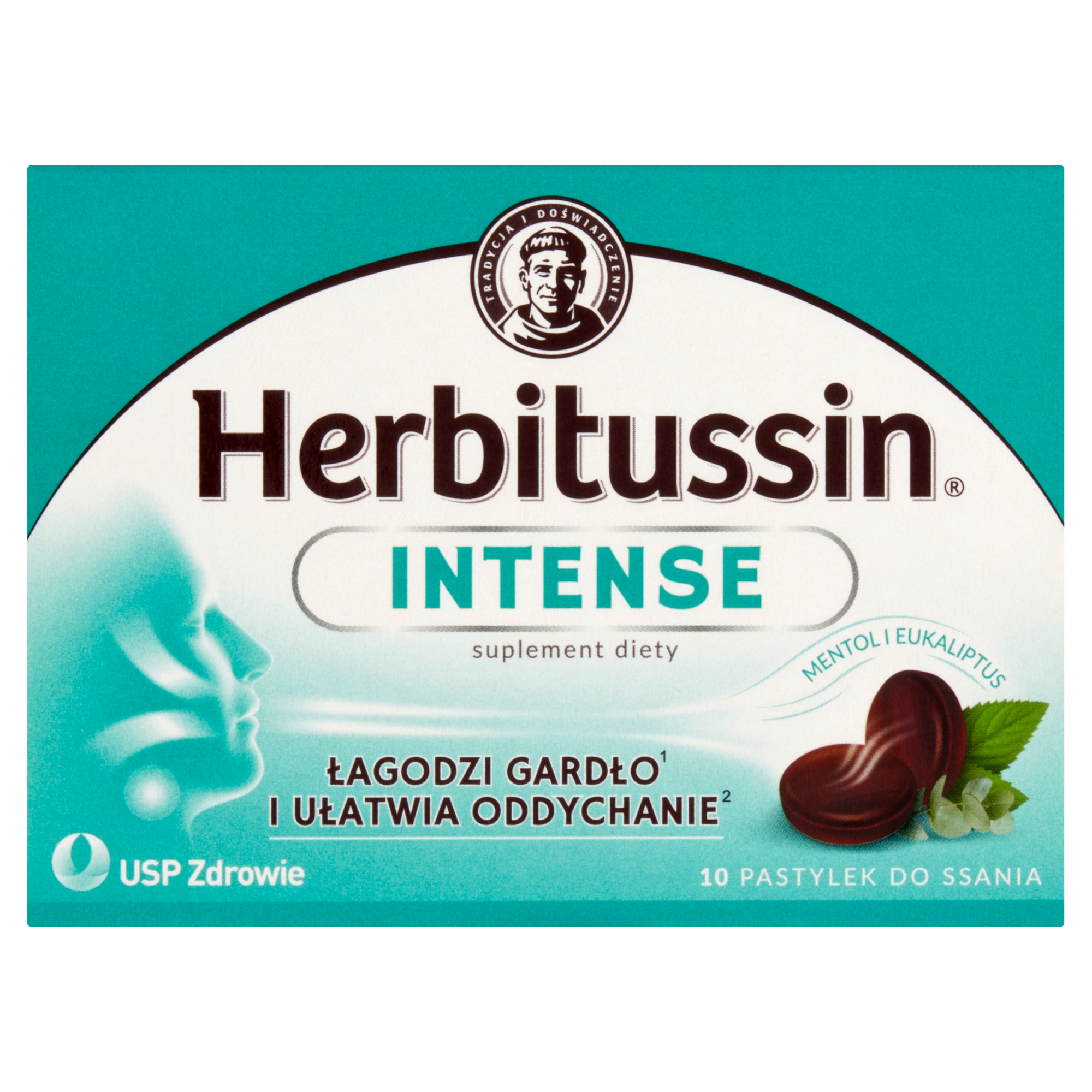 Herbitussin Intense 10 pastylek zdjęcie