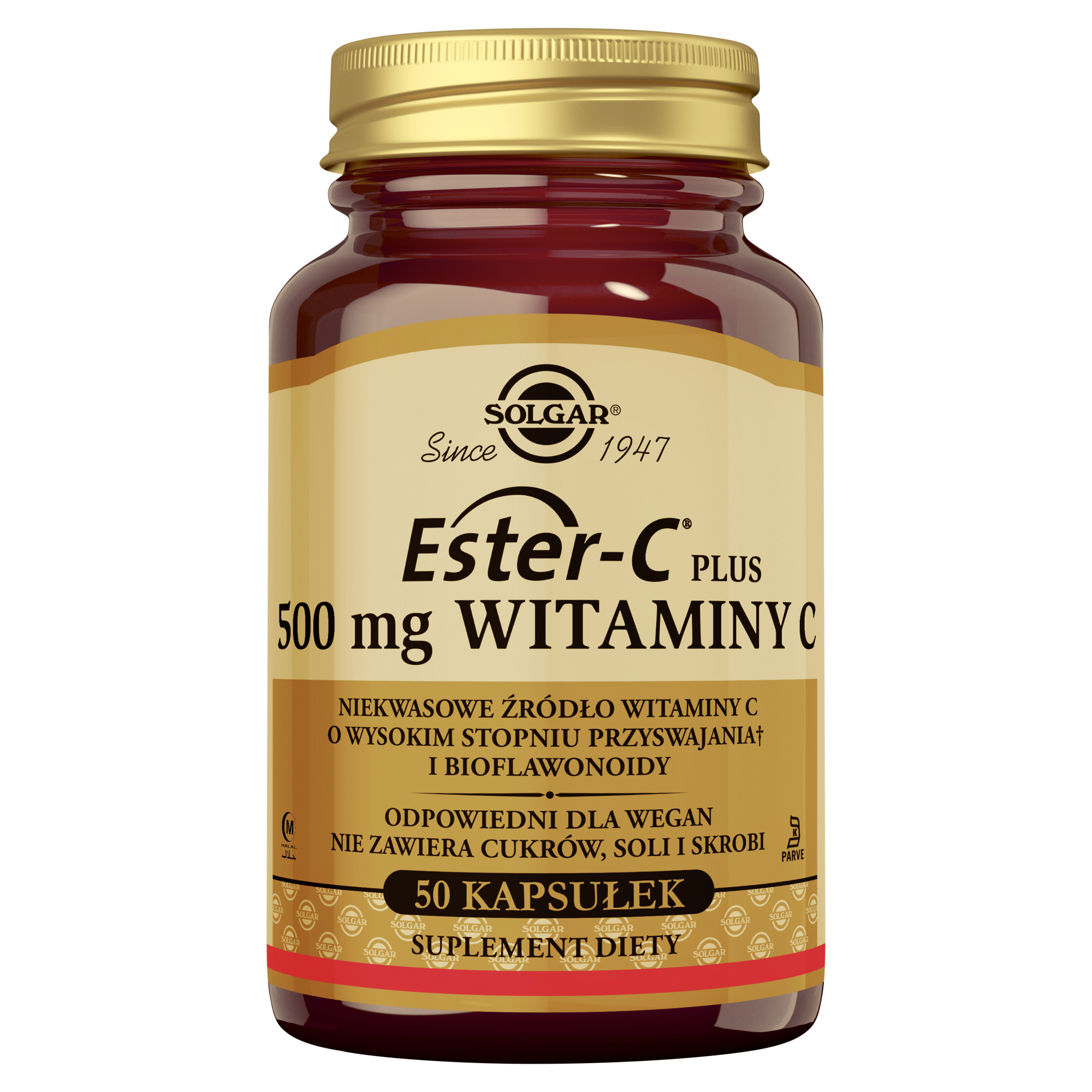 SOLGAR Ester-C Plus 500 mg witaminy C 50 kapsułek zdjęcie