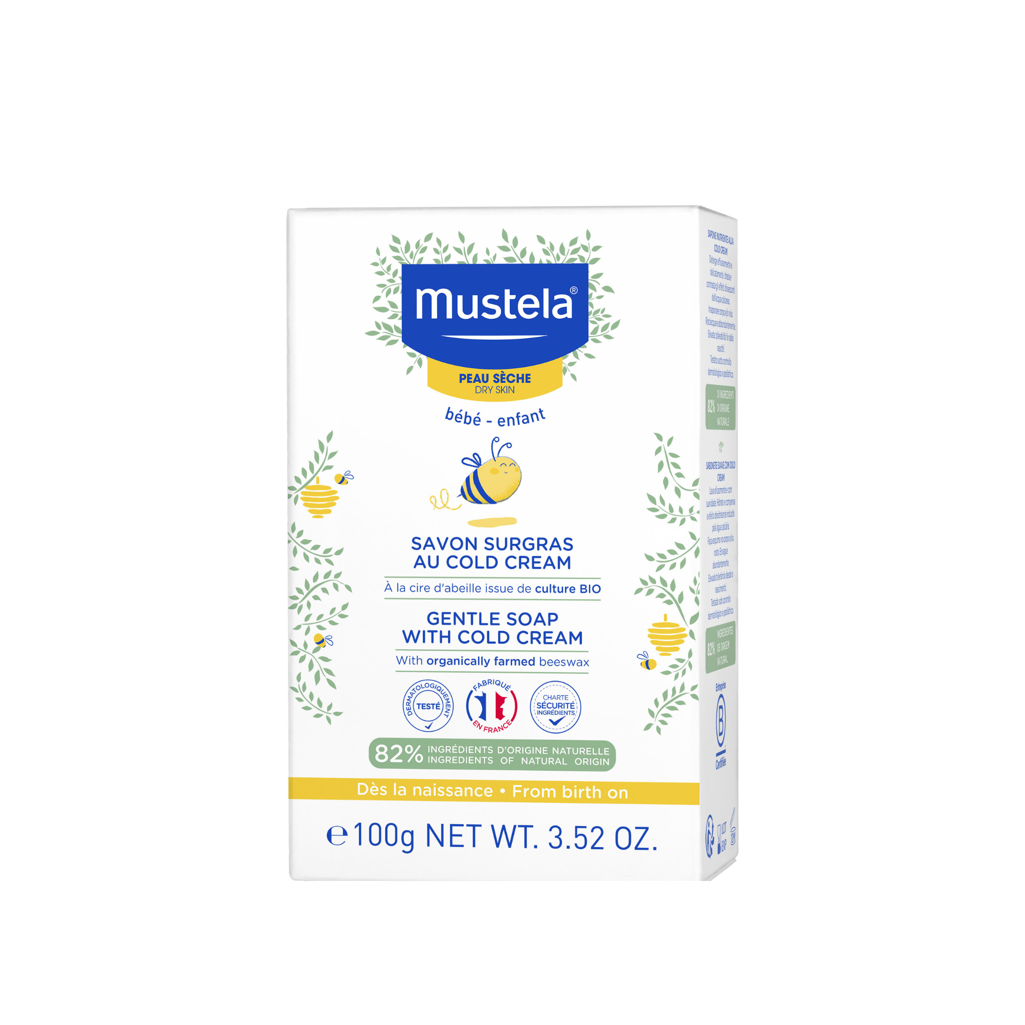 Mustela Bebe Enfant delikatne mydło z Cold Cream 100 g zdjęcie