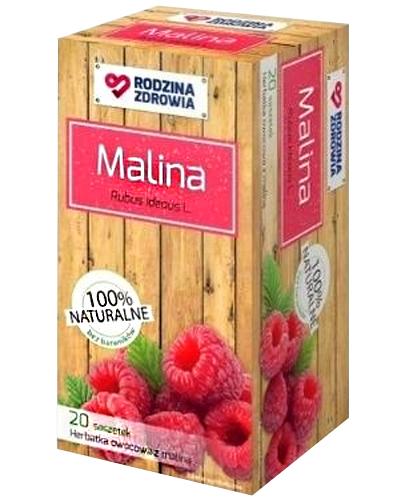 RODZINA ZDROWIA Herbatka owocowa Malina - 20 sasz. zdjęcie